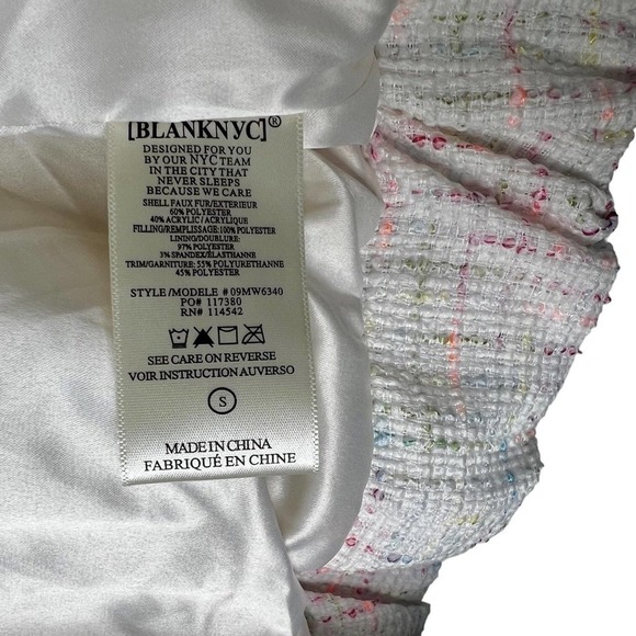 NEW BLANKNYC Women’s Luxury Clothing Bomber Jacket Size S - Picture 7 of 10